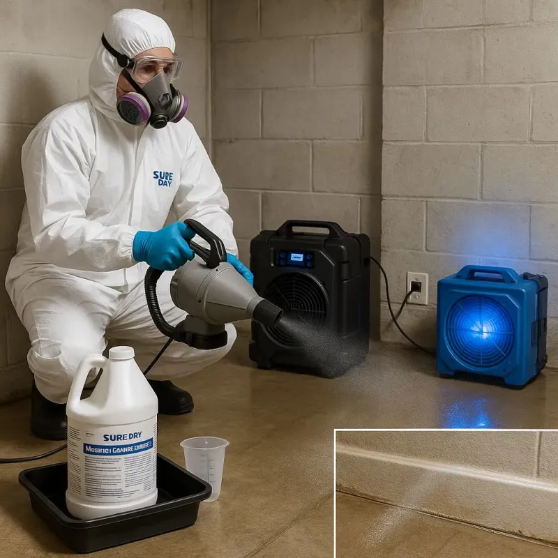 Sanitization and Odor Removal process in Campbellsport, WI